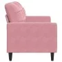 Sofá de 2 plazas terciopelo rosa 140 cm de , Sofás - Ref: Foro24-4007627, Precio: 245,05 €, Descuento: %