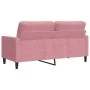 Sofá de 2 plazas terciopelo rosa 140 cm de , Sofás - Ref: Foro24-4007627, Precio: 245,05 €, Descuento: %