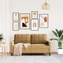 Sofá de 2 plazas terciopelo marrón 140 cm by , Sofas - Ref: Foro24-4007631, Price: 226,96 €, Discount: %