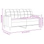 Sofá de 2 plazas terciopelo marrón 140 cm de , Sofás - Ref: Foro24-4007631, Precio: 235,18 €, Descuento: %