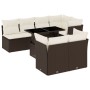 Set sofás de jardín 8 piezas y cojines ratán sintético marrón de , Conjuntos de jardín - Ref: Foro24-3266413, Precio: 592,34 ...