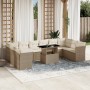 Set de sofás de jardín 11pzas con cojines ratán sintético beige de , Conjuntos de jardín - Ref: Foro24-3266858, Precio: 741,1...