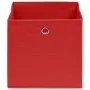 Cajas de almacenaje 10 uds tela no tejida rojo 28x28x28 cm de vidaXL, Cestas para almacenaje - Ref: Foro24-325221, Precio: 39...
