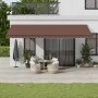 Toldo retráctil manual marrón 600x300 cm de , Toldos - Ref: Foro24-3310221, Precio: 486,43 €, Descuento: %