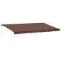Toldo retráctil manual marrón 600x300 cm de , Toldos - Ref: Foro24-3310221, Precio: 486,43 €, Descuento: %