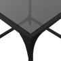 Mesas de centro 2 uds vidrio negro y acero 50x50x40 cm de , Mesas de centro - Ref: Foro24-845969, Precio: 52,78 €, Descuento: %