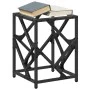 Mesa de centro acero superficie vidrio transparente 30x30x41 cm de , Mesas de centro - Ref: Foro24-845988, Precio: 30,67 €, D...