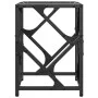Mesa de centro acero superficie vidrio transparente 30x30x41 cm de , Mesas de centro - Ref: Foro24-845988, Precio: 30,67 €, D...