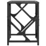 Mesa de centro acero superficie vidrio transparente 30x30x41 cm de , Mesas de centro - Ref: Foro24-845988, Precio: 30,67 €, D...