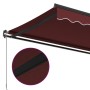 Toldo retráctil manual burdeos 600x350 cm de , Toldos - Ref: Foro24-3215010, Precio: 601,93 €, Descuento: %