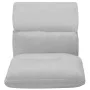 Tumbona de suelo plegable microfibra gris claro de vidaXL, Divanes - Ref: Foro24-325260, Precio: 93,92 €, Descuento: %