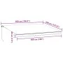 Toldo retráctil manual con luces LED marrón 500x350 cm de , Toldos - Ref: Foro24-3215412, Precio: 503,94 €, Descuento: %