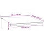 Toldo retráctil manual con luces LED marrón 500x350 cm de , Toldos - Ref: Foro24-3215412, Precio: 529,87 €, Descuento: %