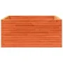 Jardinera de madera maciza pino marrón cera 100x100x46 cm de , Maceteros y jardineras - Ref: Foro24-3282431, Precio: 222,58 €...
