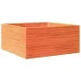Jardinera de madera maciza pino marrón cera 100x100x46 cm de , Maceteros y jardineras - Ref: Foro24-3282431, Precio: 222,58 €...