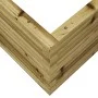 Jardinera de madera de pino impregnada 110x110x46 cm de , Maceteros y jardineras - Ref: Foro24-3282438, Precio: 219,14 €, Des...