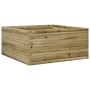 Jardinera de madera de pino impregnada 100x100x46 cm de , Maceteros y jardineras - Ref: Foro24-3282433, Precio: 202,35 €, Des...