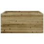 Jardinera de madera de pino impregnada 100x100x46 cm de , Maceteros y jardineras - Ref: Foro24-3282433, Precio: 202,35 €, Des...
