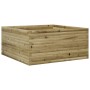 Jardinera de madera de pino impregnada 100x100x46 cm de , Maceteros y jardineras - Ref: Foro24-3282433, Precio: 202,35 €, Des...
