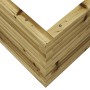 Jardinera de madera de pino impregnada 100x100x46 cm de , Maceteros y jardineras - Ref: Foro24-3282433, Precio: 202,35 €, Des...