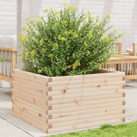 Jardinera de madera maciza de pino 80x80x46 cm de , Maceteros y jardineras - Ref: Foro24-3282419, Precio: 153,17 €, Descuento: %