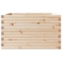 Jardinera de madera maciza de pino 80x80x46 cm de , Maceteros y jardineras - Ref: Foro24-3282419, Precio: 153,17 €, Descuento: %