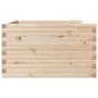 Jardinera de madera maciza de pino 80x80x46 cm de , Maceteros y jardineras - Ref: Foro24-3282419, Precio: 151,26 €, Descuento: %