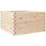 Jardinera de madera maciza de pino 80x80x46 cm de , Maceteros y jardineras - Ref: Foro24-3282419, Precio: 151,26 €, Descuento: %