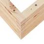 Jardinera de madera maciza de pino 80x80x46 cm de , Maceteros y jardineras - Ref: Foro24-3282419, Precio: 151,26 €, Descuento: %