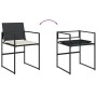 Set de comedor jardín 11 pzas con cojines ratán sintético negro de , Conjuntos de jardín - Ref: Foro24-3295061, Precio: 716,2...