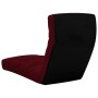 Tumbona de suelo plegable de cuero sintético rojo vino tinto de vidaXL, Divanes - Ref: Foro24-325249, Precio: 139,05 €, Descu...