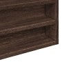 Vitrina de madera de ingeniería marrón roble 100x8,5x58 cm de , Estantes y estanterías - Ref: Foro24-847946, Precio: 49,77 €,...