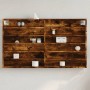 Vitrina de madera de ingeniería roble ahumado 100x8,5x58 cm de , Estantes y estanterías - Ref: Foro24-847944, Precio: 46,91 €...
