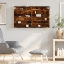 Vitrina de madera de ingeniería roble ahumado 100x8,5x58 cm de , Estantes y estanterías - Ref: Foro24-847944, Precio: 46,91 €...