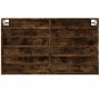 Vitrina de madera de ingeniería roble ahumado 100x8,5x58 cm de , Estantes y estanterías - Ref: Foro24-847944, Precio: 46,91 €...