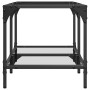 Mesa de centro superficie de vidrio acero 78,5x40x40 cm de , Mesas de centro - Ref: Foro24-845976, Precio: 48,84 €, Descuento: %