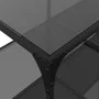 Mesa de centro superficie de vidrio acero negra 98,5x50x40 cm by , Coffee table - Ref: Foro24-845981, Price: 65,03 €, Discoun...