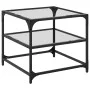 Mesa de centro superficie de vidrio 2 uds acero 50x50x45 cm de , Mesas de centro - Ref: Foro24-846007, Precio: 65,69 €, Descu...