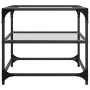 Mesa de centro superficie de vidrio 2 uds acero 50x50x45 cm de , Mesas de centro - Ref: Foro24-846007, Precio: 66,55 €, Descu...