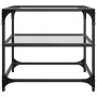 Mesa de centro superficie de vidrio 2 uds acero 50x50x45 cm de , Mesas de centro - Ref: Foro24-846007, Precio: 65,69 €, Descu...