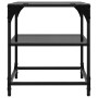 Mesa de centro superficie vidrio 2 uds acero negro 40x40x45 cm de , Mesas de centro - Ref: Foro24-846005, Precio: 56,93 €, De...