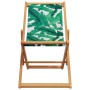 Silla de playa plegable madera maciza de eucalipto y tela hojas de , Sillas de jardín - Ref: Foro24-366566, Precio: 55,95 €, ...