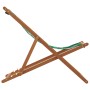 Silla de playa plegable madera maciza de eucalipto y tela hojas de , Sillas de jardín - Ref: Foro24-366566, Precio: 55,95 €, ...