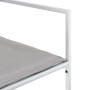 Juego de comedor de jardín 7 pzas con cojines textilene blanco de , Conjuntos de jardín - Ref: Foro24-3295089, Precio: 391,51...