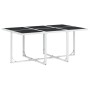 Juego de comedor de jardín 11 pzas con cojines textilene blanco de , Conjuntos de jardín - Ref: Foro24-3295094, Precio: 548,5...