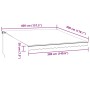 Toldo retráctil manual con luces LED marrón 400x300 cm de , Toldos - Ref: Foro24-3310209, Precio: 302,06 €, Descuento: %