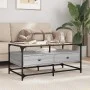 Mesa de centro tapa de vidrio acero gris Sonoma 98,5x50x45 cm by , Coffee table - Ref: Foro24-846047, Price: 95,89 €, Discoun...