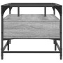 Mesa de centro tapa de vidrio acero gris Sonoma 98,5x50x45 cm de , Mesas de centro - Ref: Foro24-846047, Precio: 97,21 €, Des...