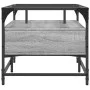 Mesa de centro tapa de vidrio acero gris Sonoma 98,5x50x45 cm by , Coffee table - Ref: Foro24-846047, Price: 95,89 €, Discoun...