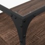 Mueble TV cristal y madera ingeniería marrón roble 60x35x51 cm de , Muebles TV - Ref: Foro24-846058, Precio: 58,73 €, Descuen...